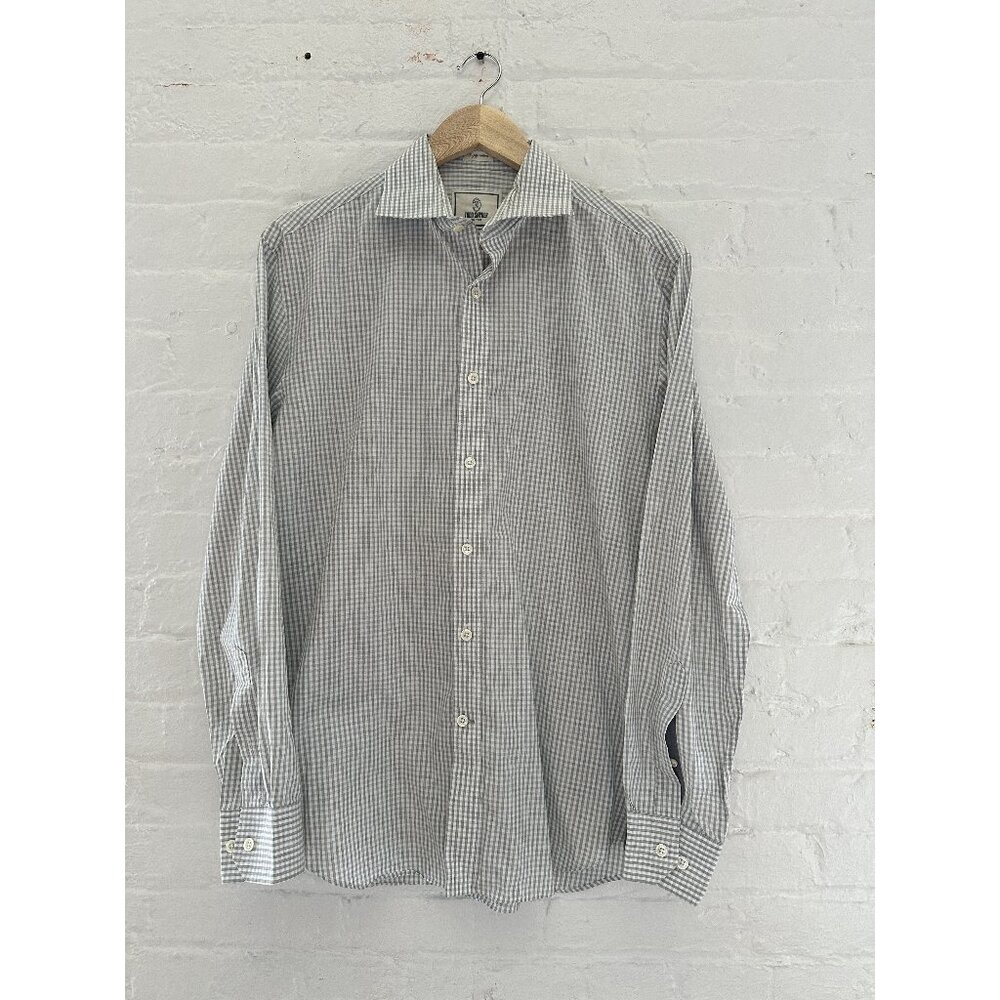Todd Snyder Checkered Button Up Shirt
